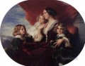 エルズビエタ・ブラニツカ クラシンカ伯爵夫人と子供たちの王族の肖像画 フランツ・クサヴァー・ウィンターハルター